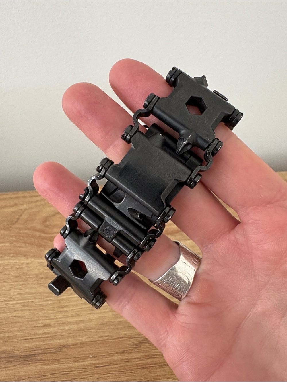 Genuine Leatherman Tread Black Multi-Function Link Bracelet